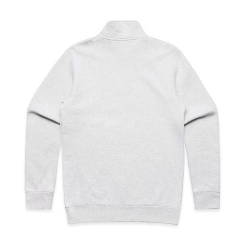 WHITE HEATHER - BACK stencil-half-zip-crew-whiteheather-back